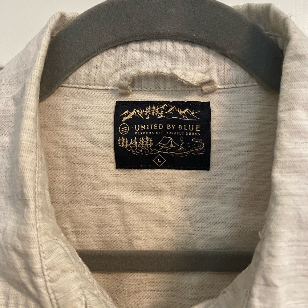 United by Blue Roll Sleeve Button Up